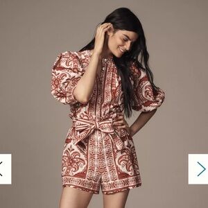 FARM RIO Tropical Cameo Romper size XS